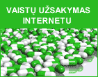 Vaistų užsakymas internetu